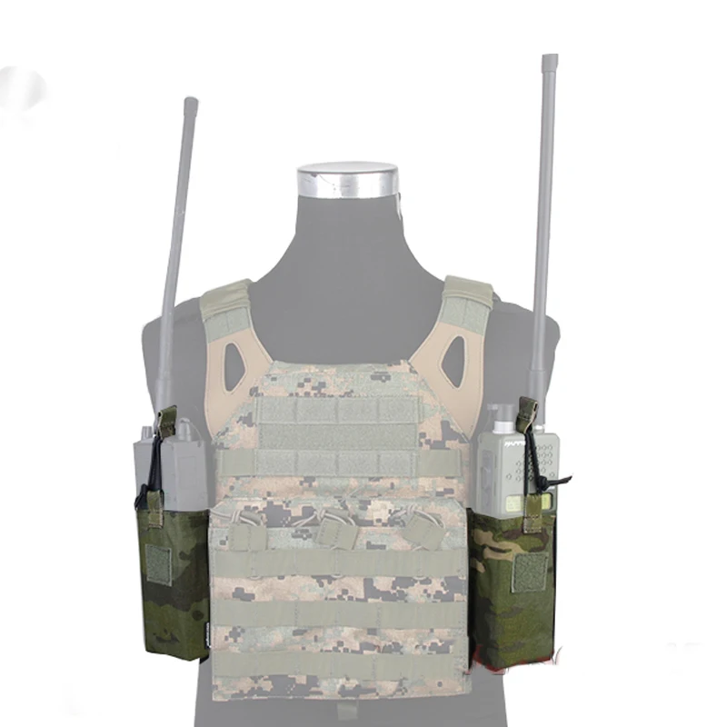 

Emersongear Tactical JPC Vest MBITR Radio Pouch Set For 148/152 Intercom Bag Pack Airsoft Outdoor Hunting Shooting Nylon EM8333