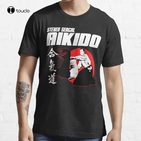 Steven Seagal Aikido Martial Arts Japan Kanji T-Shirt Tee Shirt