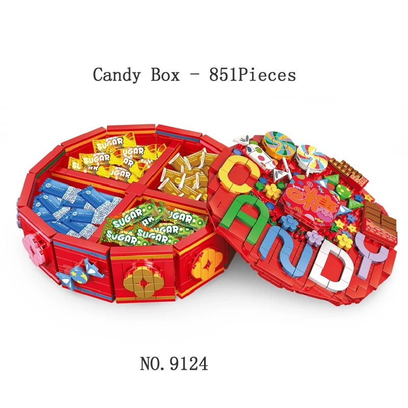 

Woma Candy Box Building Blocks bricks Christmas gift NEW Arrived ages 6+ 851PIECES