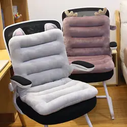 45x85cm One-piece Cushion Plush Winter Warmth Waist Cushion Office Sofa Bay Window Home Decoration Children Adult Chair ASS Pad