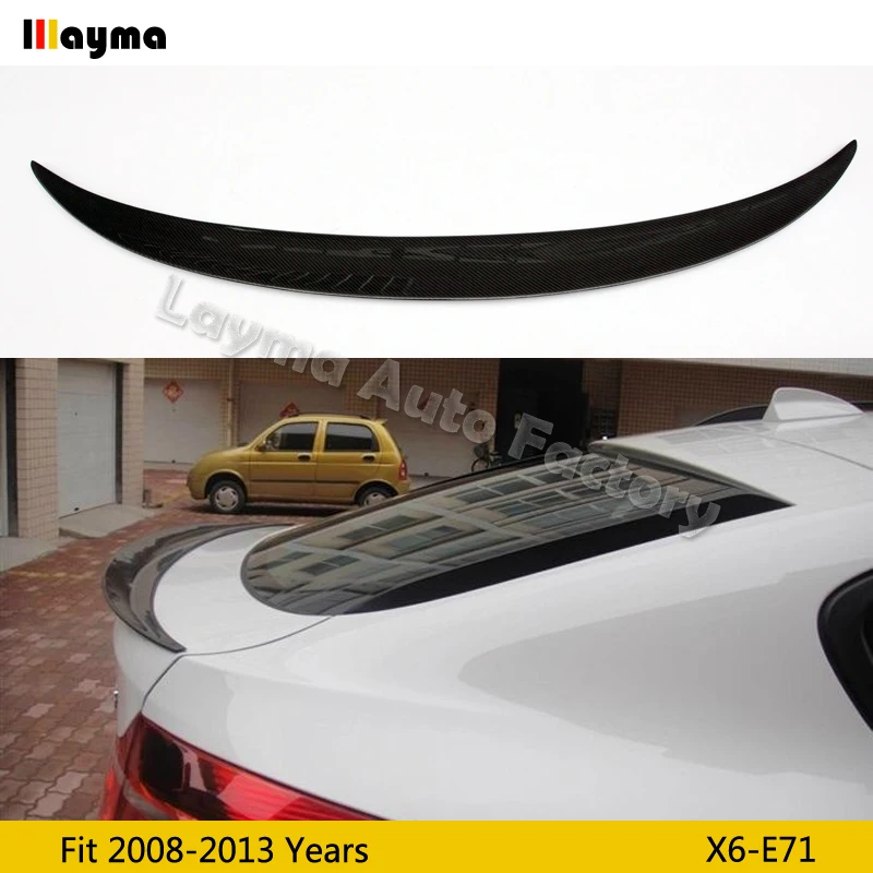 

Performance style Carbon Fiber rear trunk spoiler For BMW X6 xDrive 35i 50i 2008 - 2013 years E71 P styling Car spoiler Wing