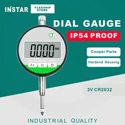 INSTAR cyfrowy wskaźnik zegarowy 0-12.7mm 0.01mm IP54 dowód elektroniczny miernik zegarowy 0-25.4mm 0.001mm Micron Dial jakość przemysłowa