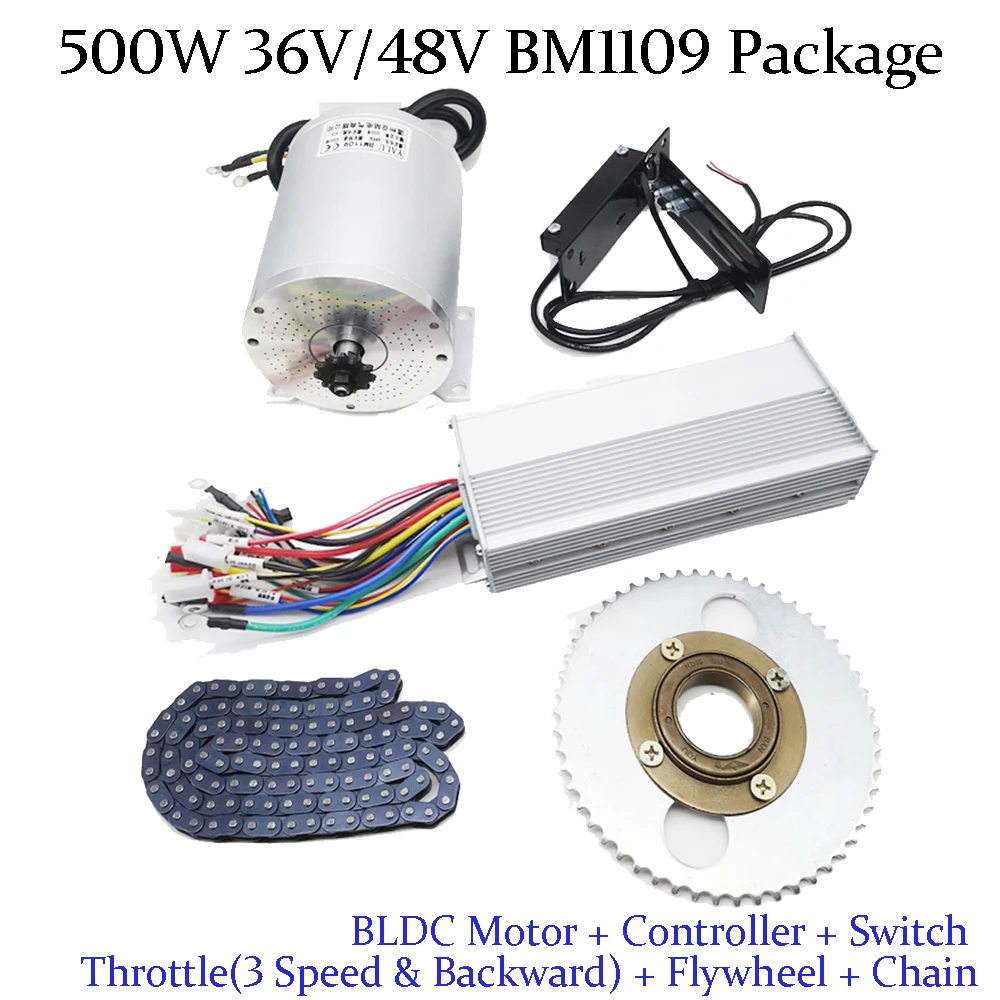 BLDC BM1109 1600W 48V Electric Go Kart Brushless DC Motor Controller Throttle Voltage Meter For Ebike Mobility Rickshaw Vehicle