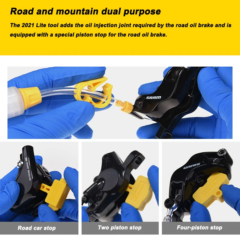 2021 Bicycle Hydraulic Disc Brake Oil Bleed Kits Bike Brake Universal Repair Tool Sets For SRAM SHIMANO MAGURA AVID MULA Series