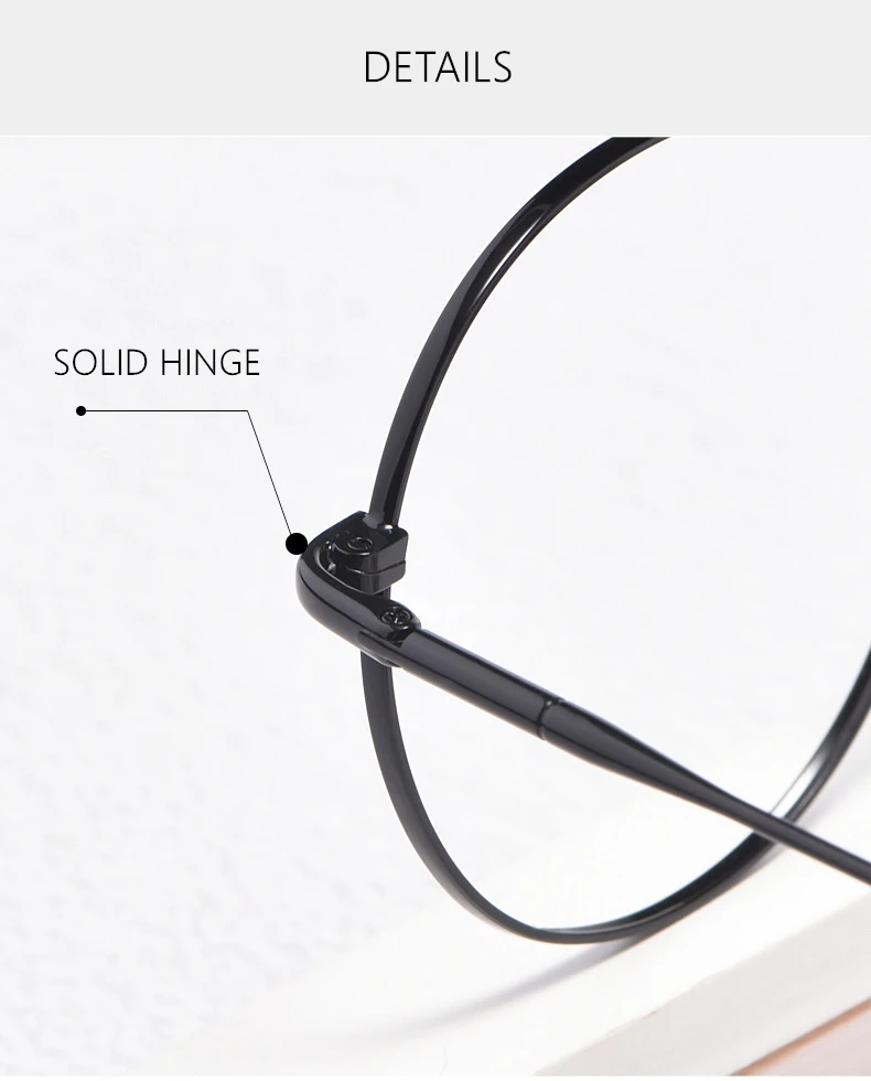 YIMARUILI Ultra Licht Retro β-Titan Runde Brillen Rahmen Myopie Optische Brillen Rahmen Männer Und Frauen 6621X – Detail 9