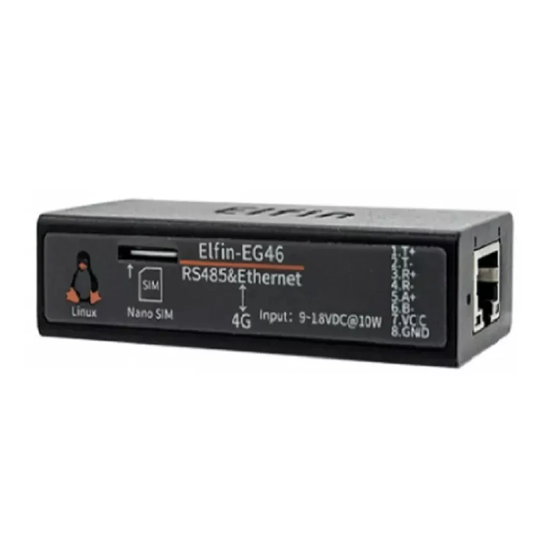 Elfin-EG46 4g Router RS485 & Ethernet zu 4g Netzwerk-Port verbinden 4g Single Network Port 4g DTU Router mit 1 bis 8 Pin-Anschluss