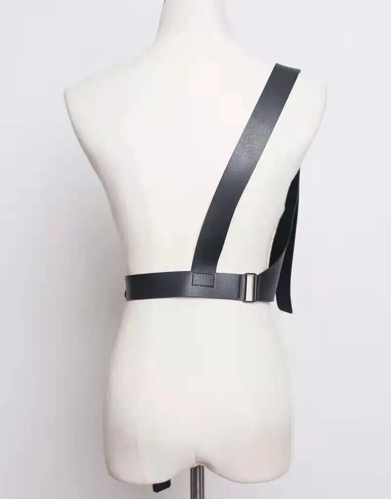 Women Peplum Belt Female Skirt Leather Waist Belts Fashion Ladies Black Bow Wide Harness Dresses Designer Waistband Harness Body