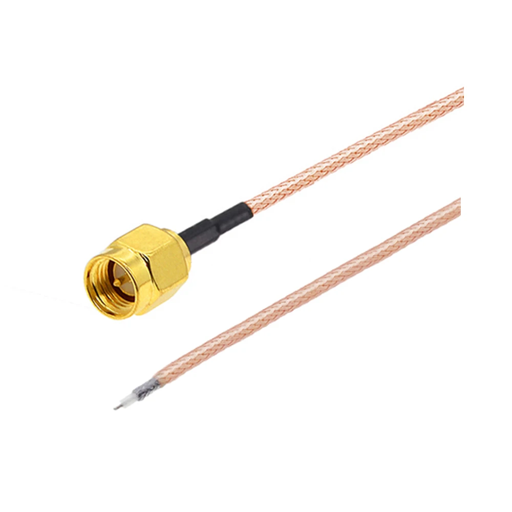 1pcs RG178 Single End SMA Female to PCB Solder Pigtail Cable for WIFI Wireless Router GPS GPRS Low Loss Jackplug Wire Connector