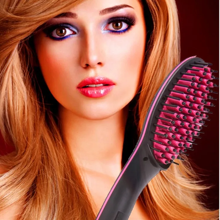 

Electric Brush Hair Straightener Hair LCD Styling Straightening Comb Ionic Hair Brush Hot Irons Comb Hairbrush Heating Comb Tool