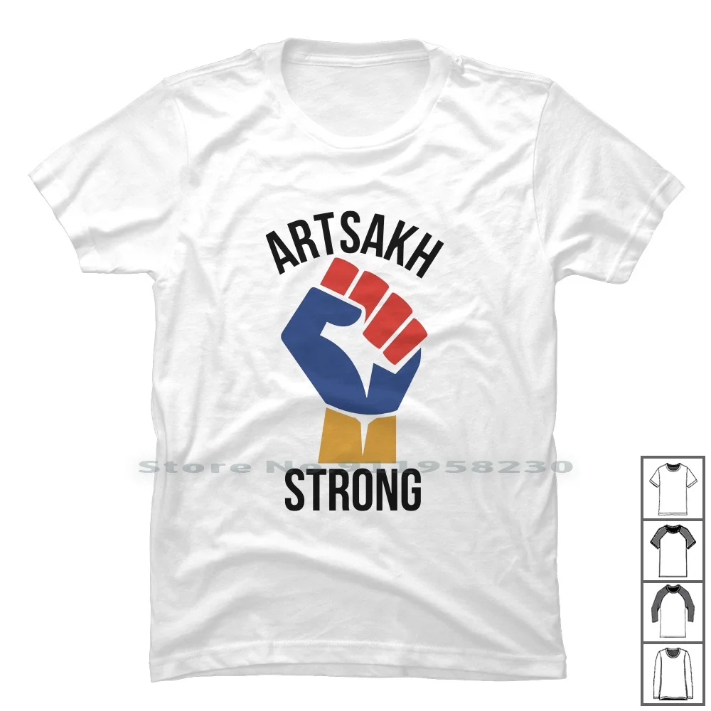 Artsakh Strong And Solidarity T Shirt 100% Cotton Solidarity Politics Humanity Liberal Strong Peace Move Logo Free Ace Ida Art