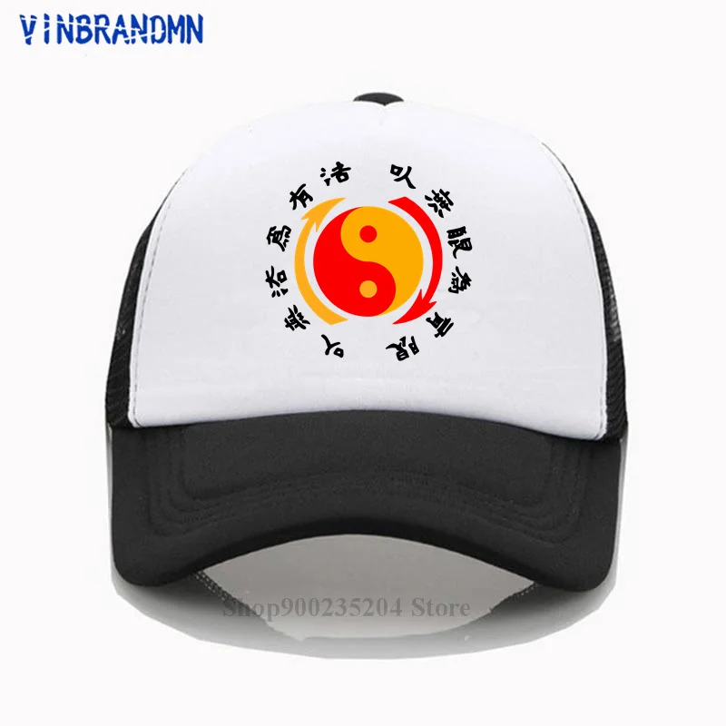 Chinese Tai Chi style Jeet Kune Do Caps Karate Baseball cap Kung Fu Wing Chun Dragon summer hat Muay Thai Retro Unisex net hats