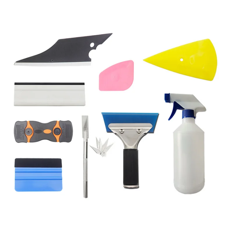

Car Packaging Tool Kit Rubber Scraper Scraper Sticker Window Film Tinted Glass Film Application Vinyl Film Tool Kit
