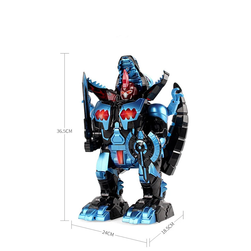 Large RC Spray Dinosaur Robot With Light Sound Model Intelligent Electric Induction Early Education RC animal Toys for children