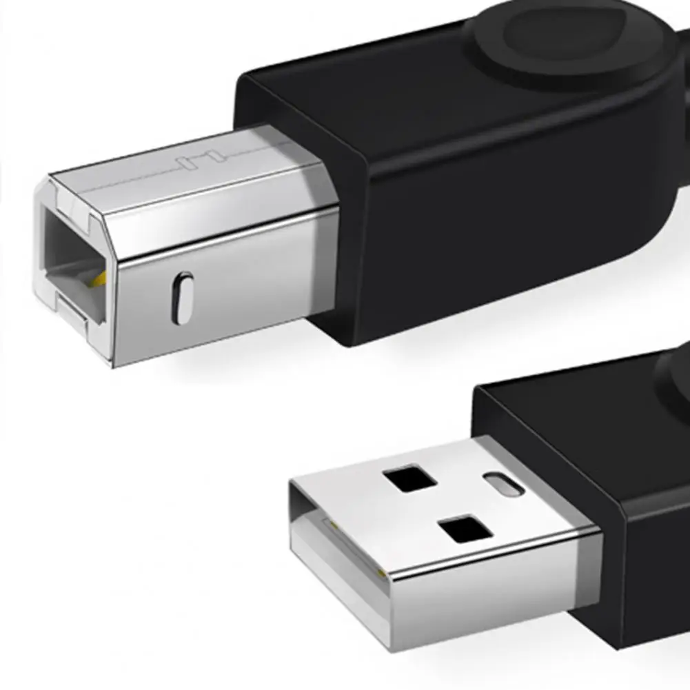 Кабель USB2.0 для принтера, 1,5/3/5/10 м, ПВХ, высокая скорость передачи данных, шнур сканера