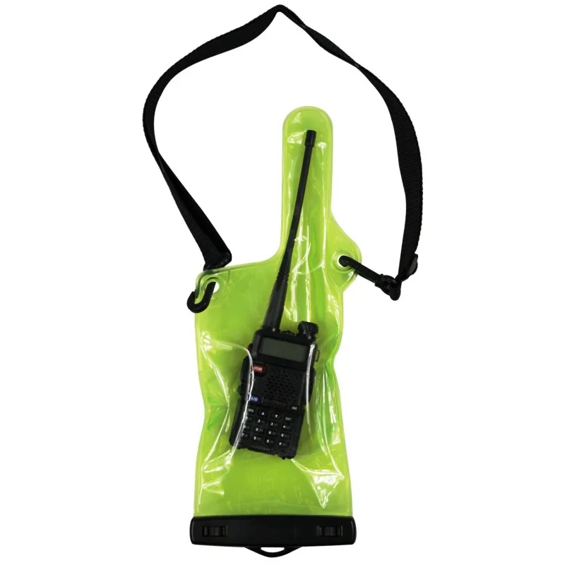 Funda impermeable portátil para walkie-talkie, funda protectora completa con cordón para juegos acuáticos, Radios bidireccionales