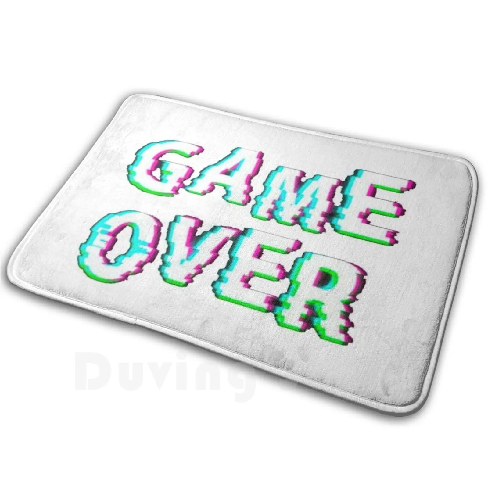 Game Over Mat Rug Carpet Anti-Slip Floor Mats Bedroom Game Over Game Bryant Myers Over Game Over Trailer Lyrics Y Not Studios