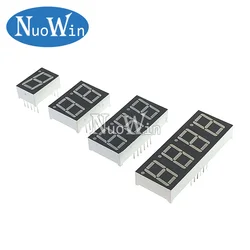 1pc 0.56 calowy wyświetlacz LED 7 segmentów 1 Bit/2 Bit/3 Bit/4 Bit cyfrowa rura czerwona wspólna katoda/anoda cyfrowa 0.56 cala led 7 segmentów