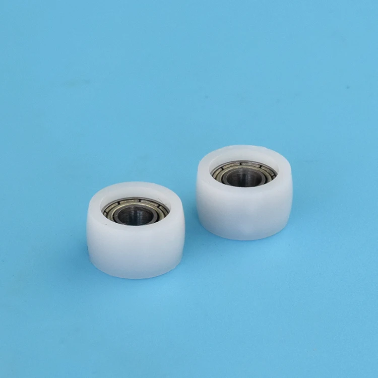 5pcs  684 bearing round arc spherical roller Peilin wheel drawer display cabinet wheel POM plastic coated nylon wheel 4X12X7