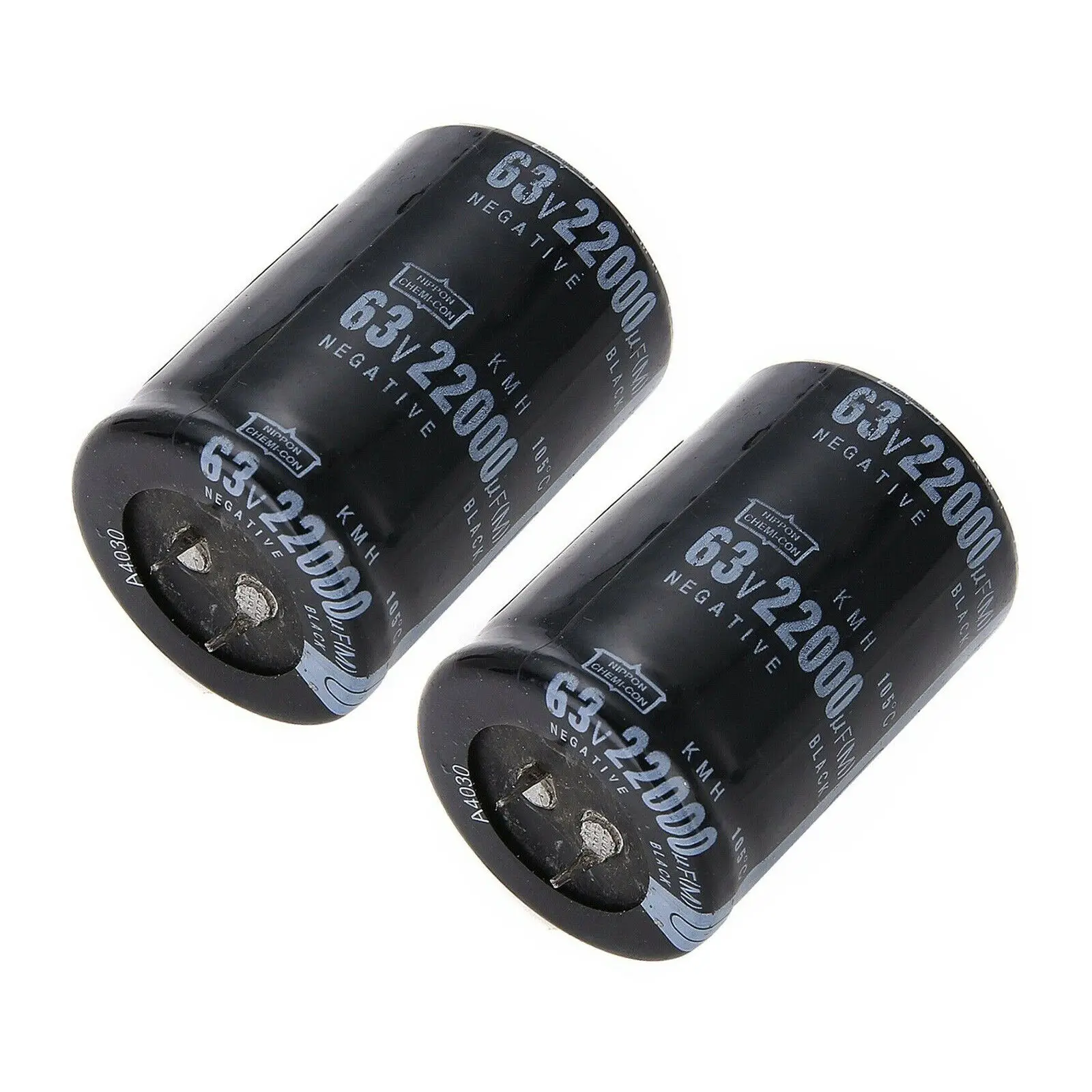 2pcs 63V22000UF Aluminum Filters Electrolytic Capacitor 35x50mm