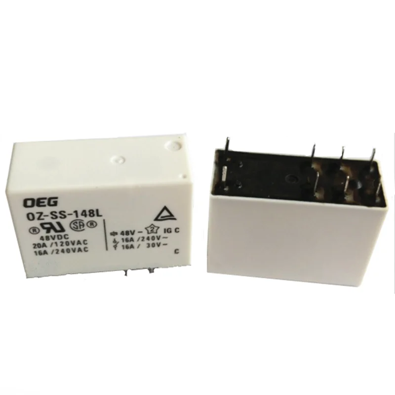 

HOT NEW 48V relay OZ-SS-148L OZ SS 148L OZSS148L 48VDC DC48V 48V 8PIN 16A