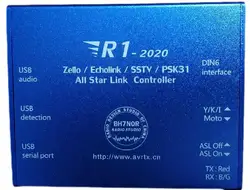 ASL-Echolink-zello-YY 음성 인터페이스 보드, USB 사운드 카드 버전, SSTV PSK31 올스타 링크 컨트롤러, 최신 R1-2020