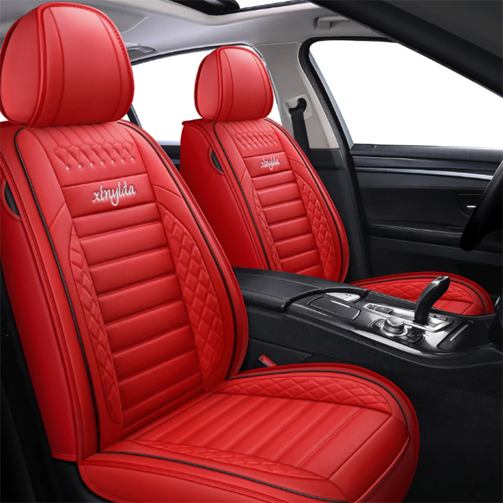 Leather Car Seat Cover for Toyota chr RAV4 Avensis Camry Avalon Land Cruiser Reiz 4runner Fortuner Venza Zelas Auto Accessories