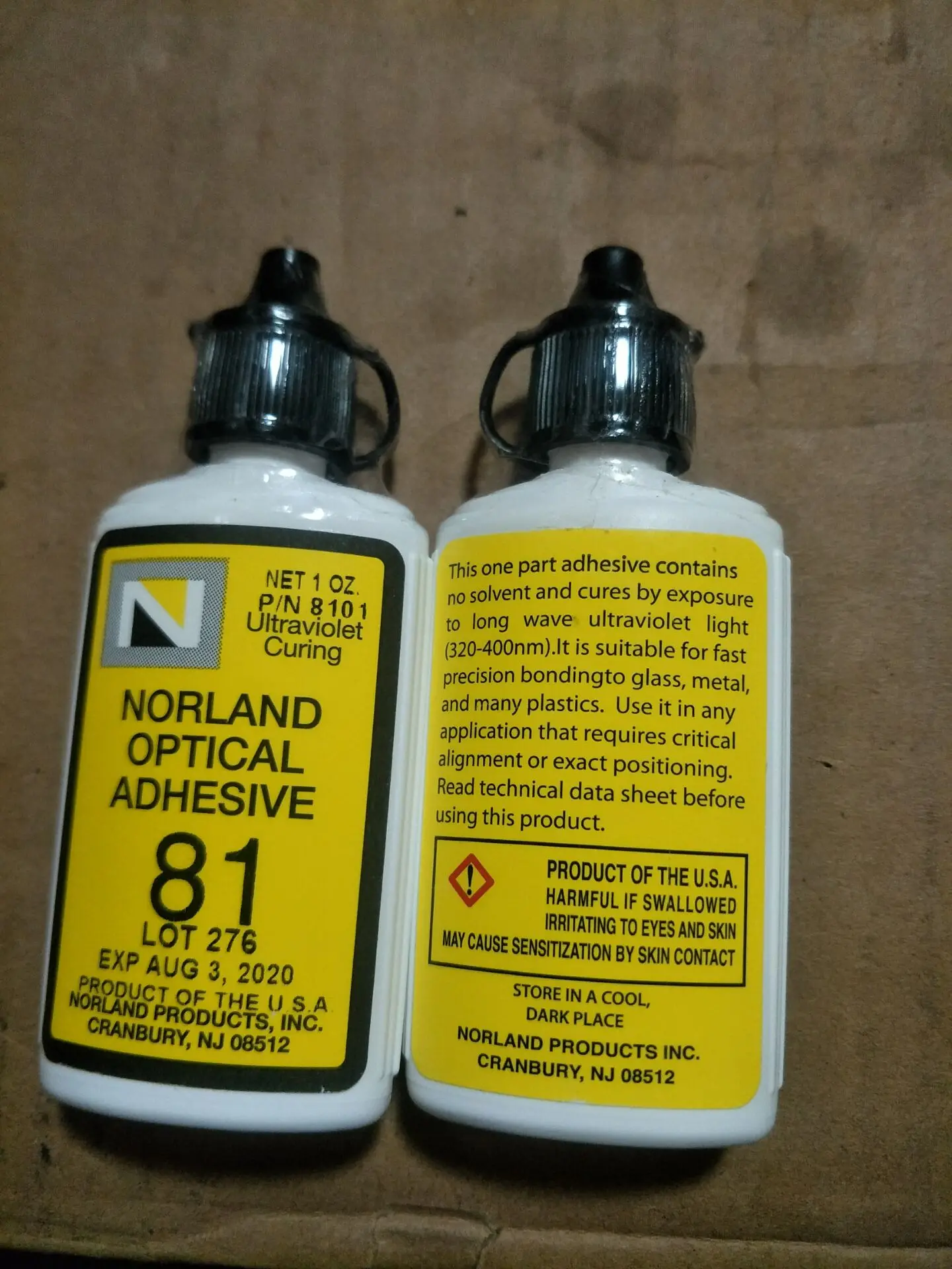 Imagem -03 - Norland Noa81 uv Cura Esparadrapo Ótico Esparadrapo Norland Optical Adhesive81 Peças