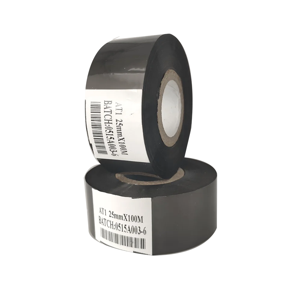 

Black color hot stamping marking tape foil for ribbon coding machine