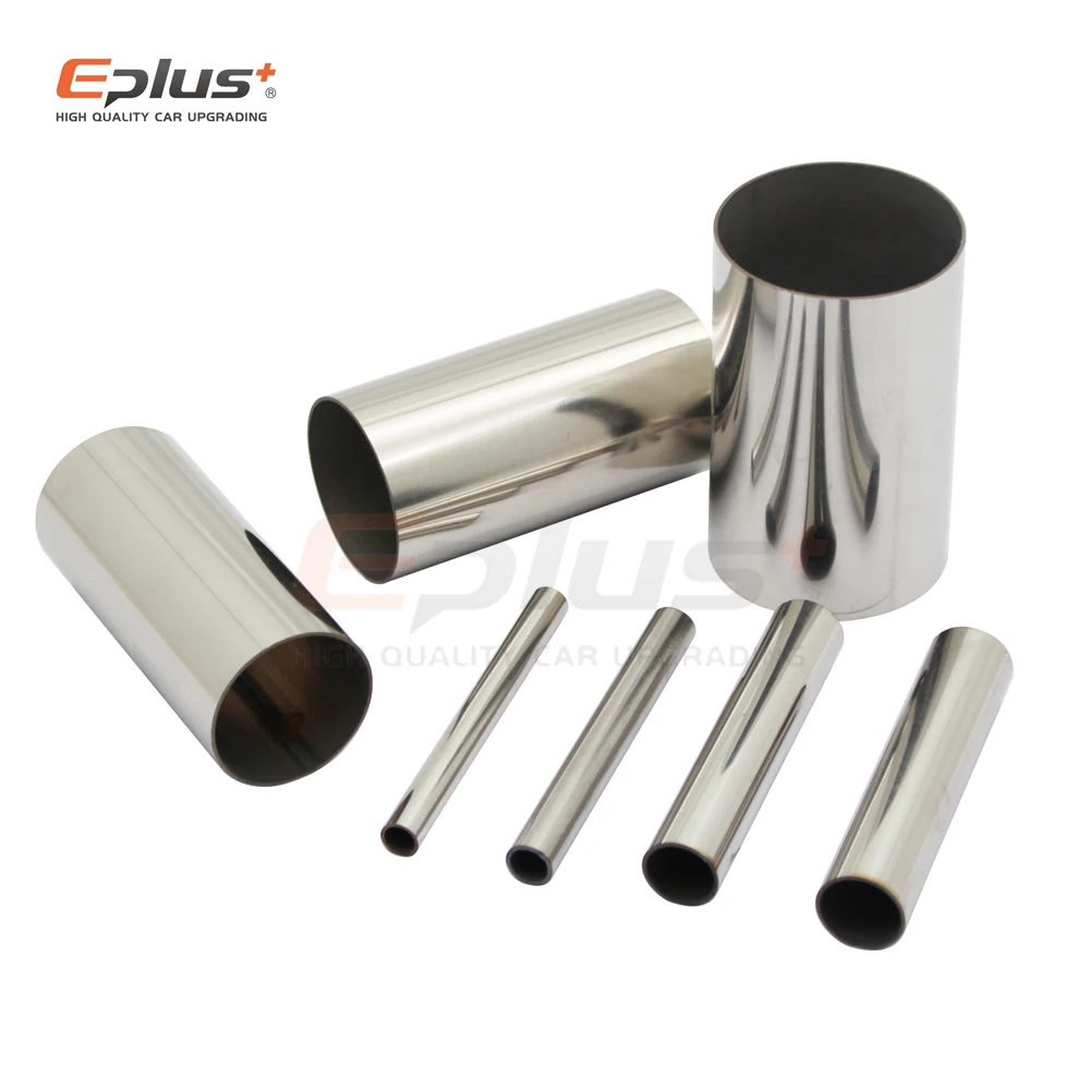 Length 100MM Universal 304 Stainless Steel Pipe Straight Multi-purpose Welding Materials Multiple Size Car Exhaust Pipe Intake