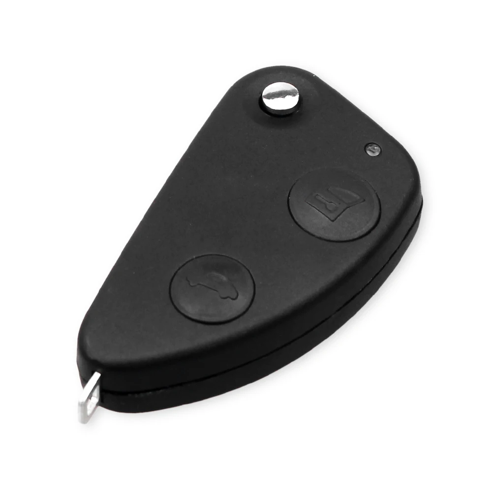 KEYYOU Replacement 2/3 Buttons Key Shell Car Flip Remote Key Shell Fob Uncut SIP22 Blade For Alfa Romeo 147 156 166 GT Car Case