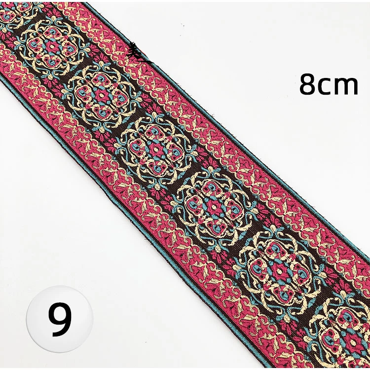 1M polyester Colorful Ribbons Scottish Curtain Gift Bows Tartan Ribbon Garments Accessory Lace Fabric HB162