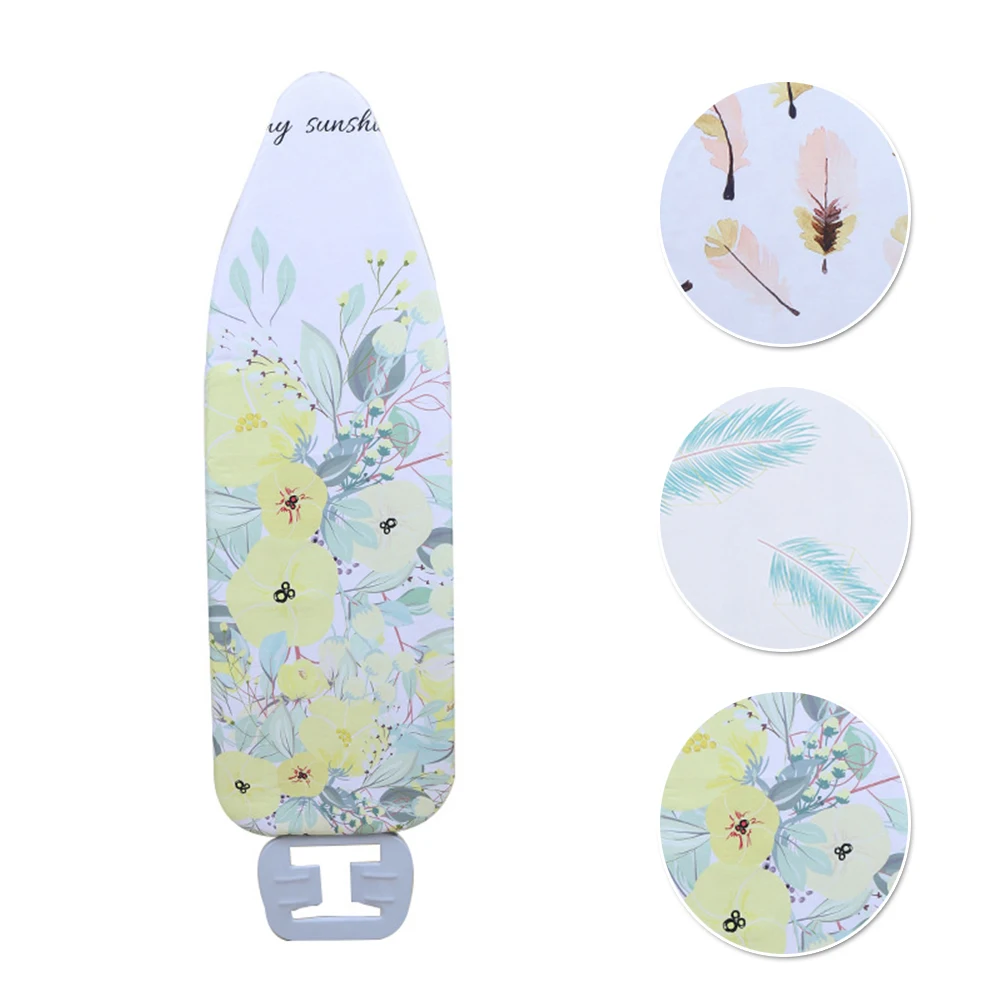 140*50cm Super Extra Wide Drawstring Ironing Board Cover High Temperature Resistance Spring Flowers Covers Tabla De Planchar