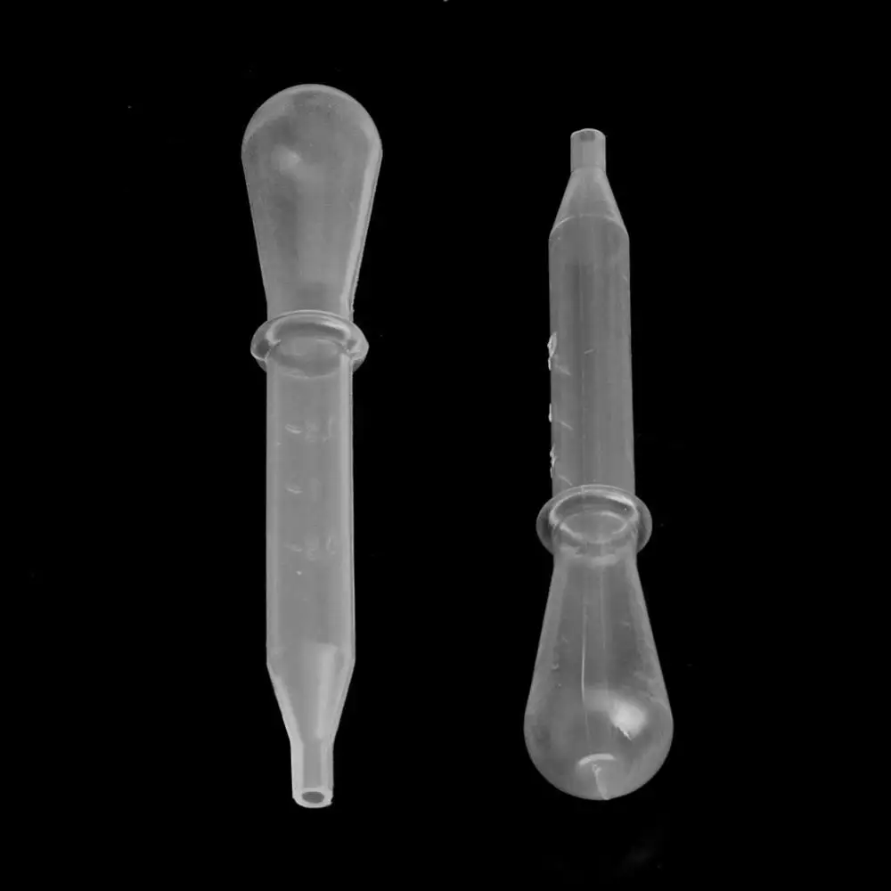 100 Wegwerp Plastic Airbrush Verf PIPET EYE DROPPERS Transfer Vloeistoffen Mix Mondstuk drip