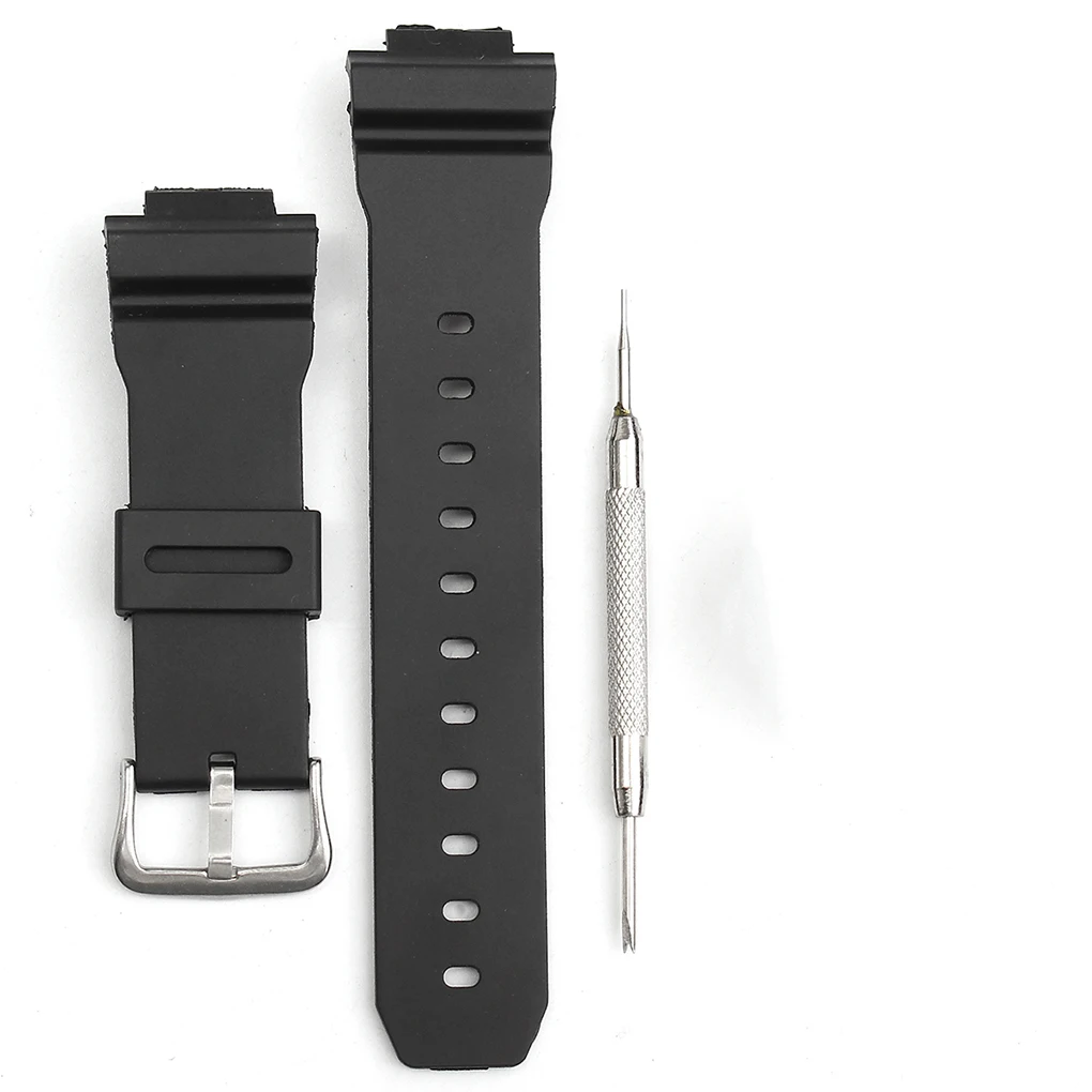 Horlogebandje Compact Formaat Breahable Siliconen Band Metalen Gesp Horloges Accessoires Vervangen Onderdeel Stevige Structuur Horlogebandjes