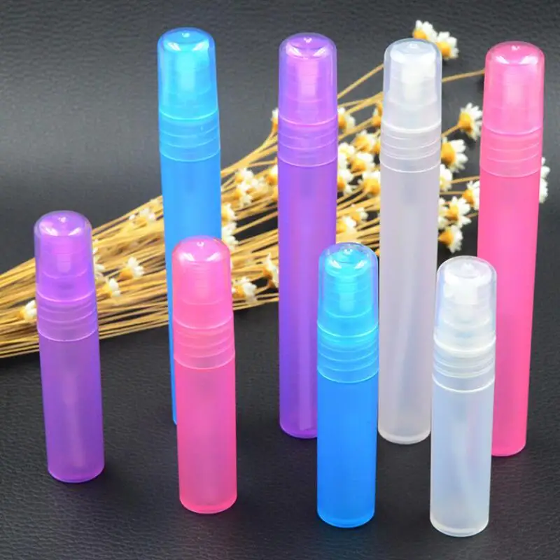 Mini 10ml/5ml Travel Spray Bottle PP Plastic Perfume Atomizer Small Empty Makeup Pump Containers LX9233