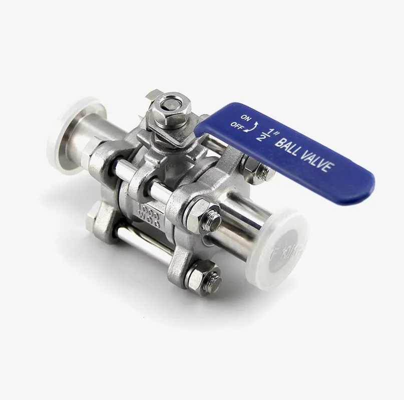 304 Stainless Steel KF16 KF25 Manual High Vacuum hydraulic Ball Valve Quick Install Ball Valve Gas Safety Valve Leak Detected