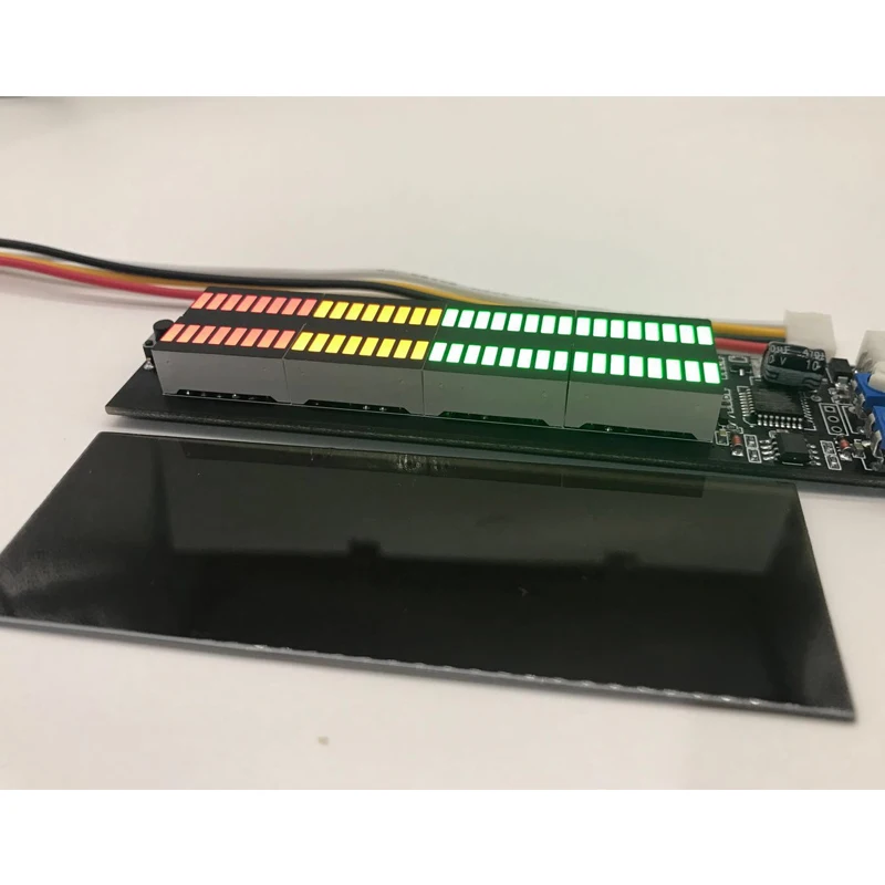 오디오 리듬 라이트 A 필러 음악 스펙트럼 LED 라이트 볼륨 디스플레이 오디오 파워 앰프 자동차 수정 레벨 표시기