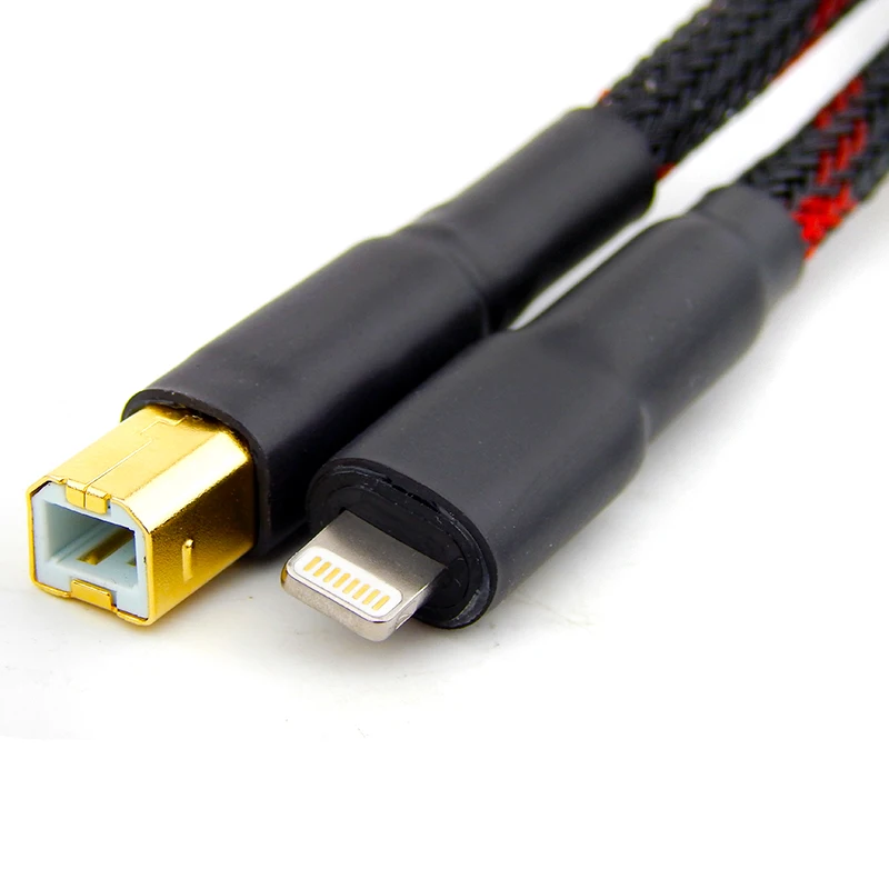 HIFI DOCK plug cable hi end Audio USB Cable USB DAC Cable HIFI amplifier USB cable USB A or B to lightning DOCK Interfac
