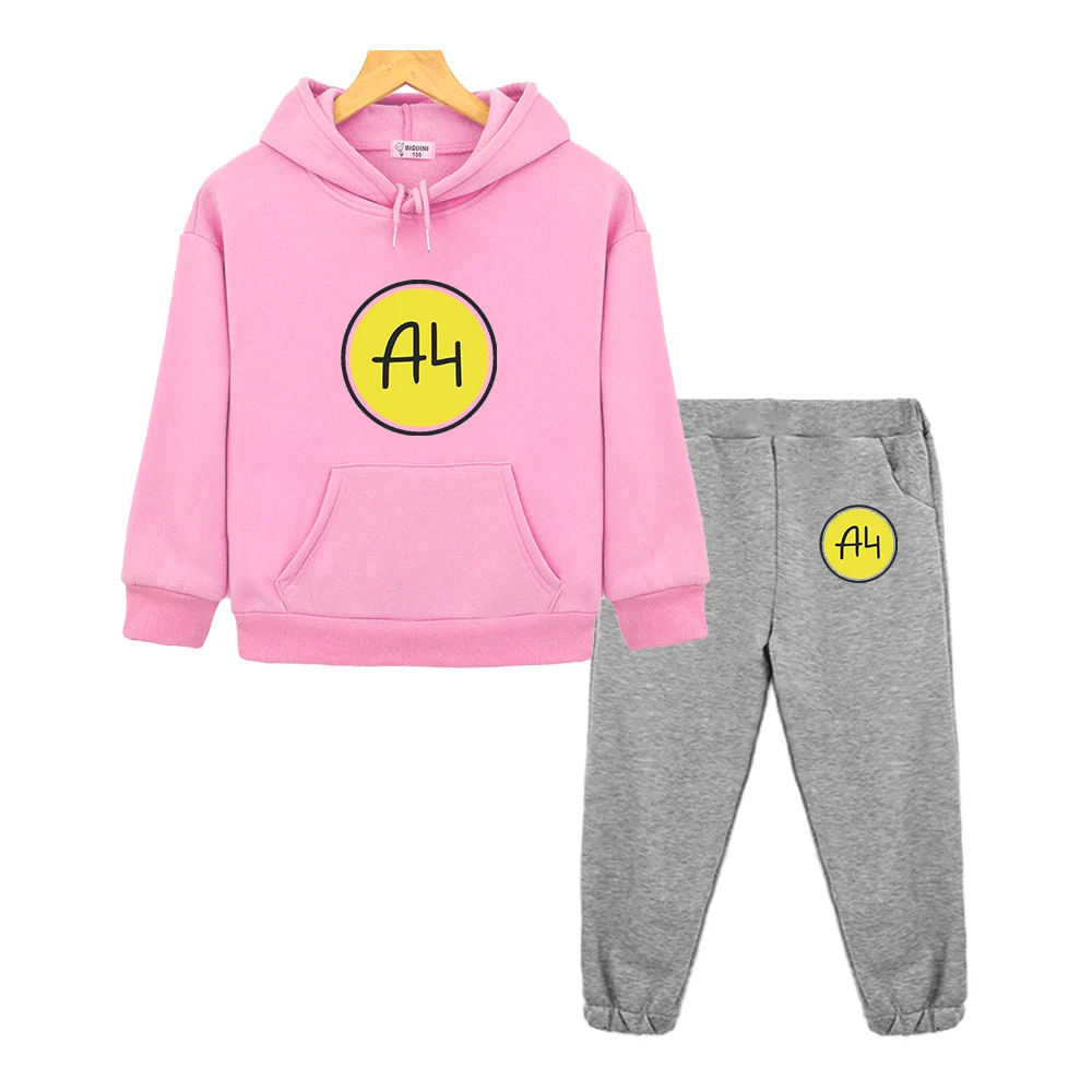 

Kids Set Merch A4 Gelik Lamba Hoodies Suit Comfortable Girl Baby Boy Hooded Sweatshirt Casual Children Clothing Hoody+Pants 2pcs