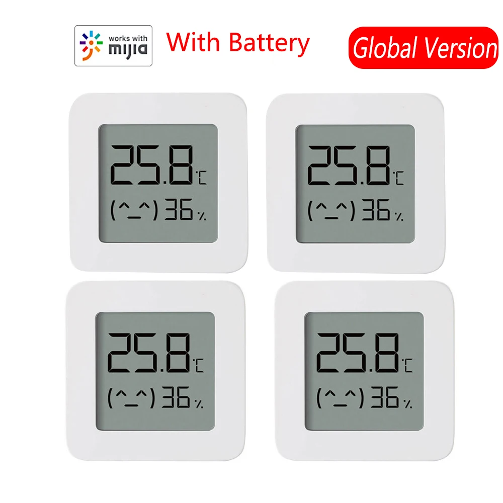 Global Version XIAOMI Mijia Thermometer 2 Bluetooth Wireless Smart Electric Digital Hygrometer Thermometer Temperature Detection