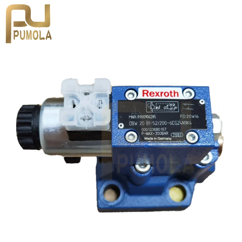 Rexroth dbw20a1 dbw20a2 dbw20b1 dbw20b2 série piloto hidráulico operado válvula de alívio