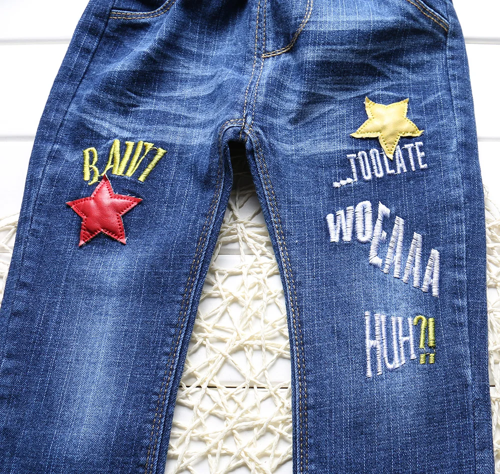 Sale Children Pants Baby Boys Jeans Cute Kids Pants Toddler Boy Fall Clothes Spring and Autumn