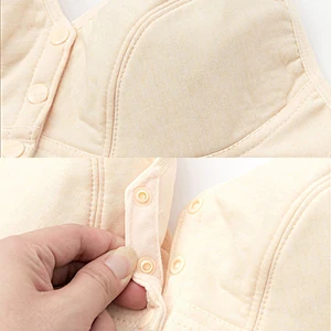 حمالات صدر قطنية لاسلكية أمامية قريبة للنساء ، حمالة صدر كامي ، براليت خالية من الأسلاك ، ملابس داخلية مريحة ، ملابس داخلية نسائية ، تمثال نصفي 36 46 ، كوب B C أعلى 8 ثدي مقاس 46 مبيعات - رقم 7