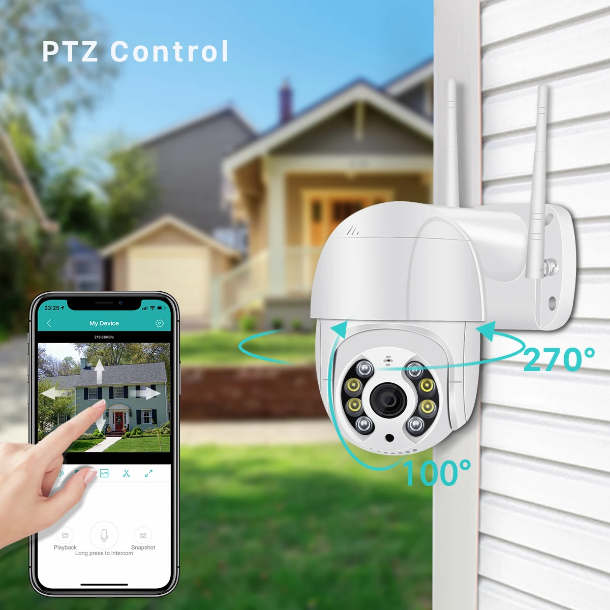 Рисунок 2 - 5MP PTZ IP Камера Wi-Fi на открытом