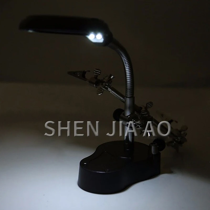 1PC LED Lamp Maintenance Magnifying Glass Soldering Station Workshop Table Lamp Magnifying Glass Repair Industry Equipment Tools