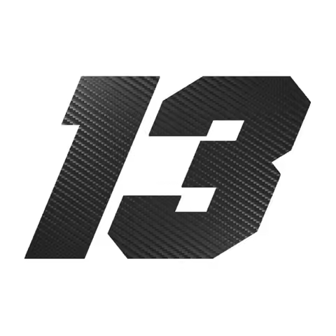 Motorcycle Sticker Number 13 Reflective Car Stickers Decal Funny JDM Vinyl On Car styling for Yamaha Suzuki