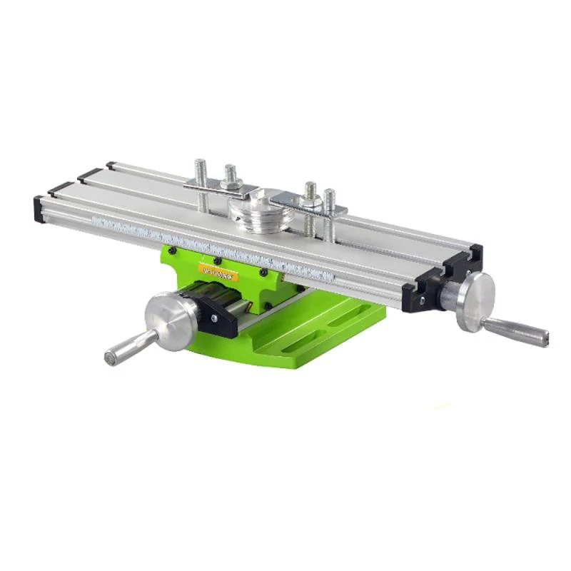 Precision Milling Machine Worktable Multifunction Drill Vise Fixture Working Table Adjustment Coordinate Table for Drill Bracket