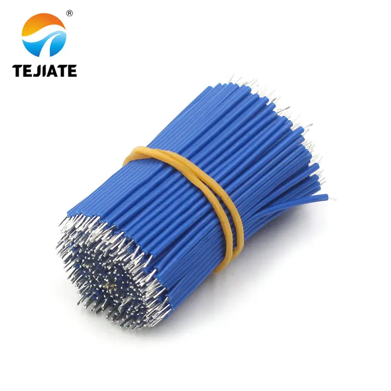 100PCS 5/0.8 24AWG 5/15CM Jumper-wire Welding-wire Conducting-wire Electronic Connecting-wire Tin-plated