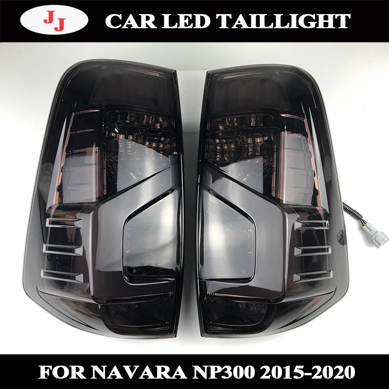 

FOR NISSAN NAVARA NP300 2015-2020 SMOKE BACK RED LAMPS REAR LED TAIL LIGHT