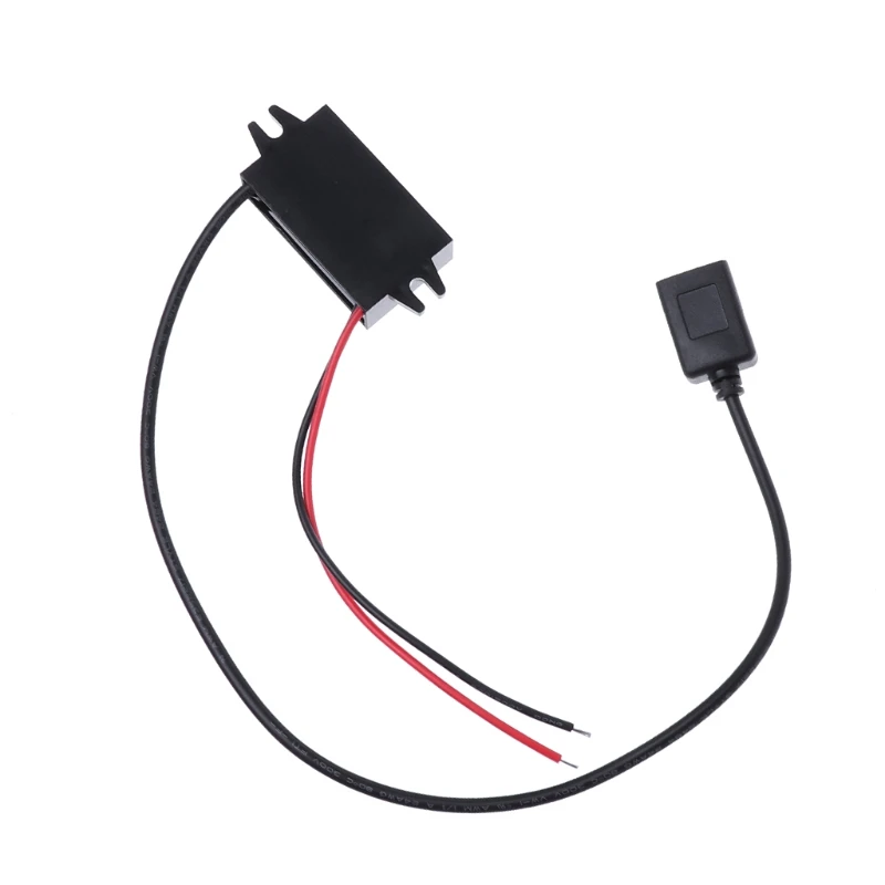 1PC Output Power Adapter DC DC Converter โมดูล12V ถึง5V USB ใหม่